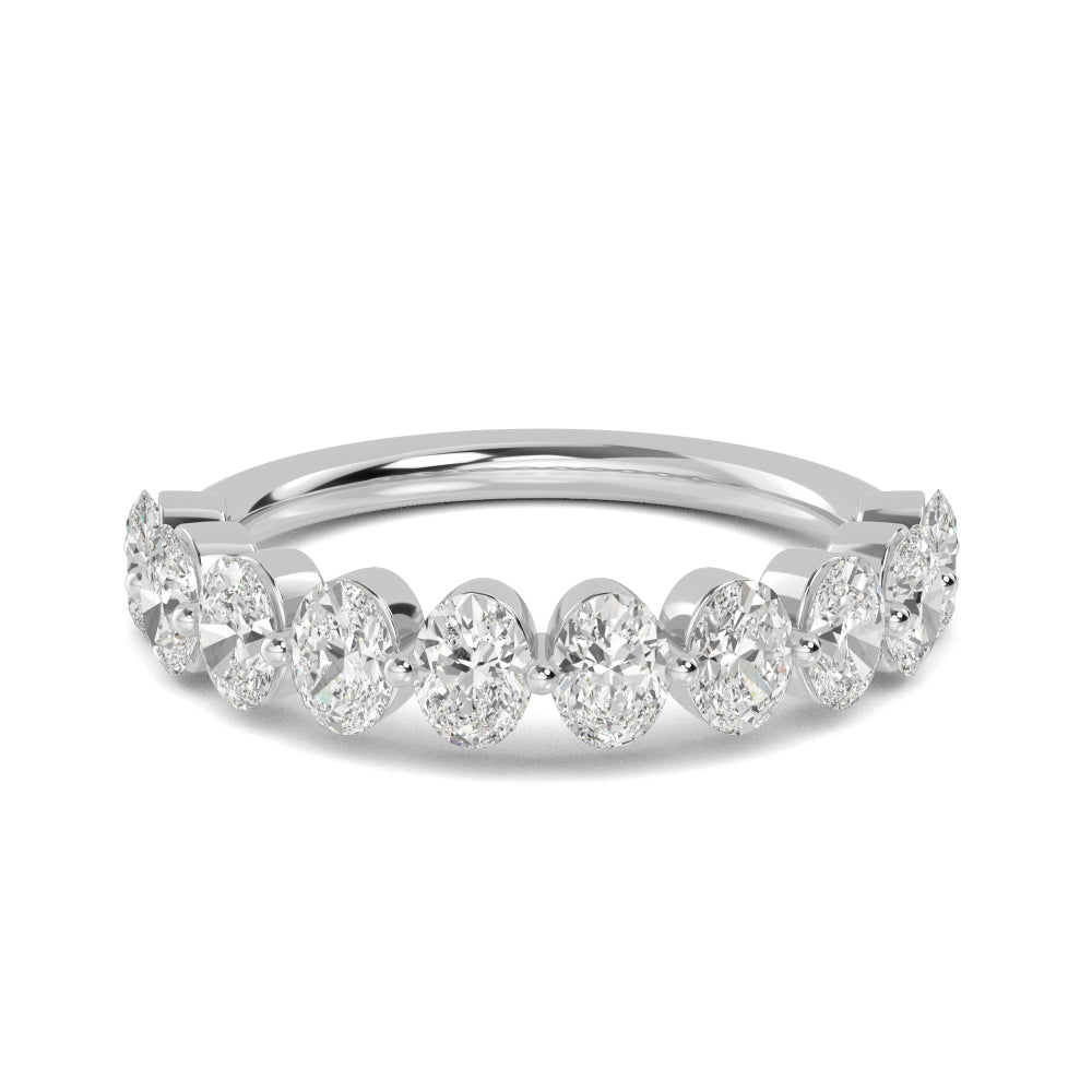 18K White Gold
