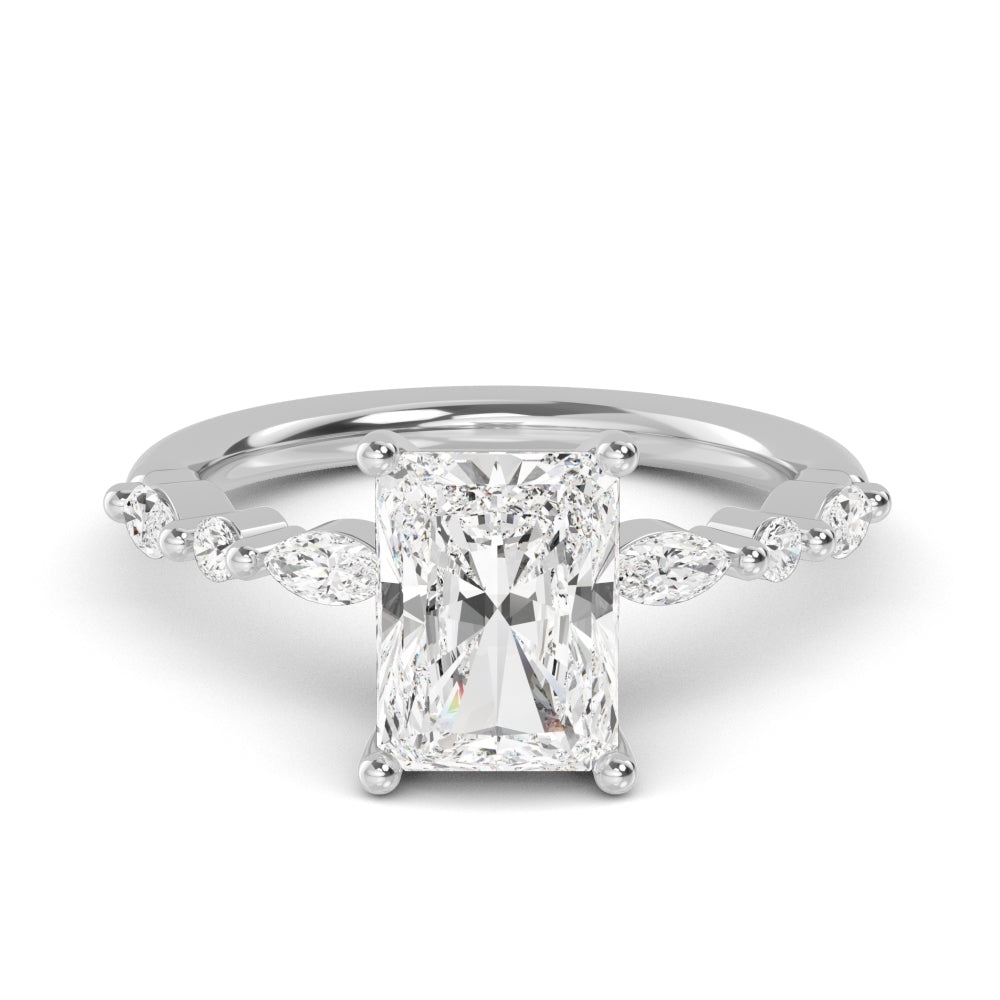 18K White Gold
