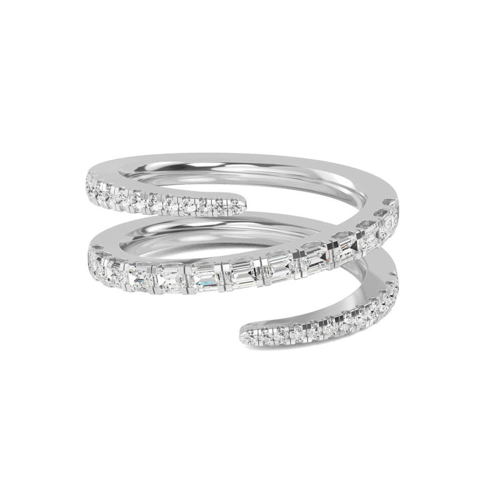 18K White Gold