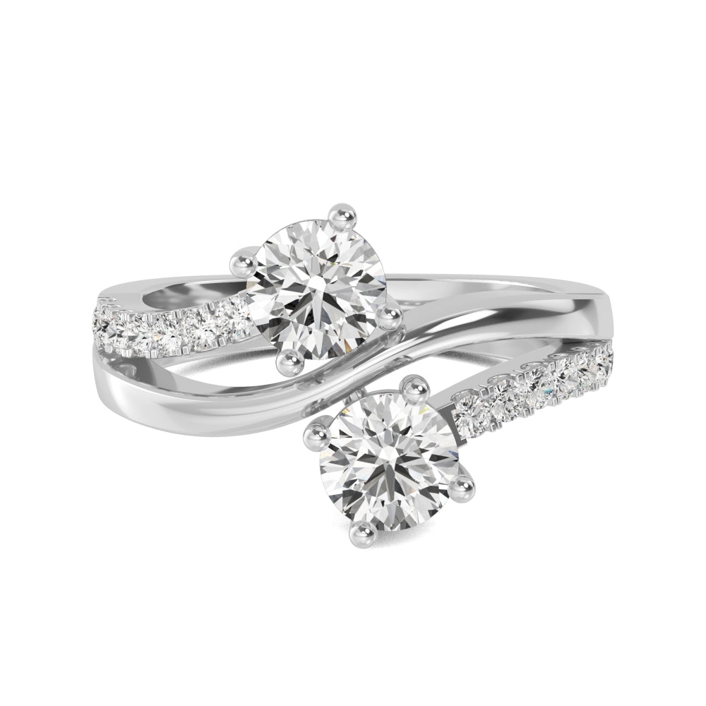 18K White Gold