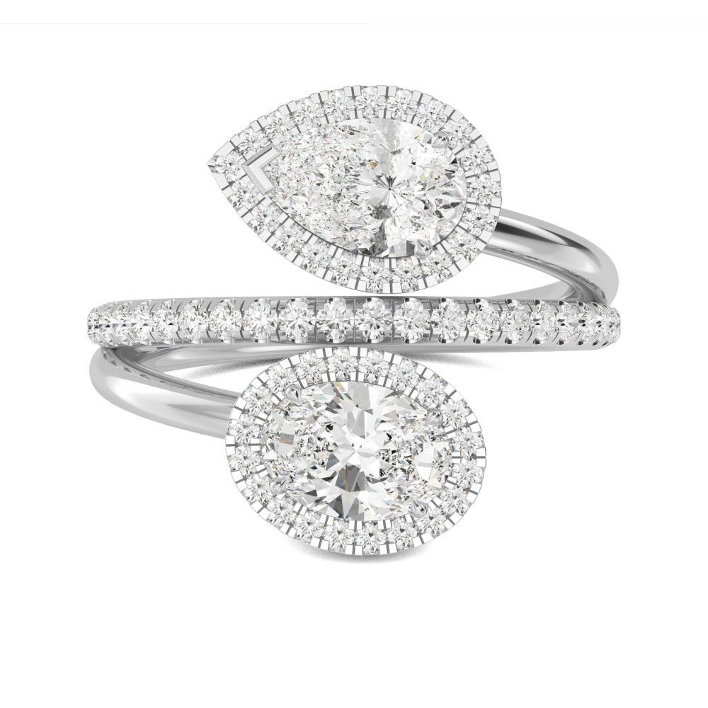 18K White Gold