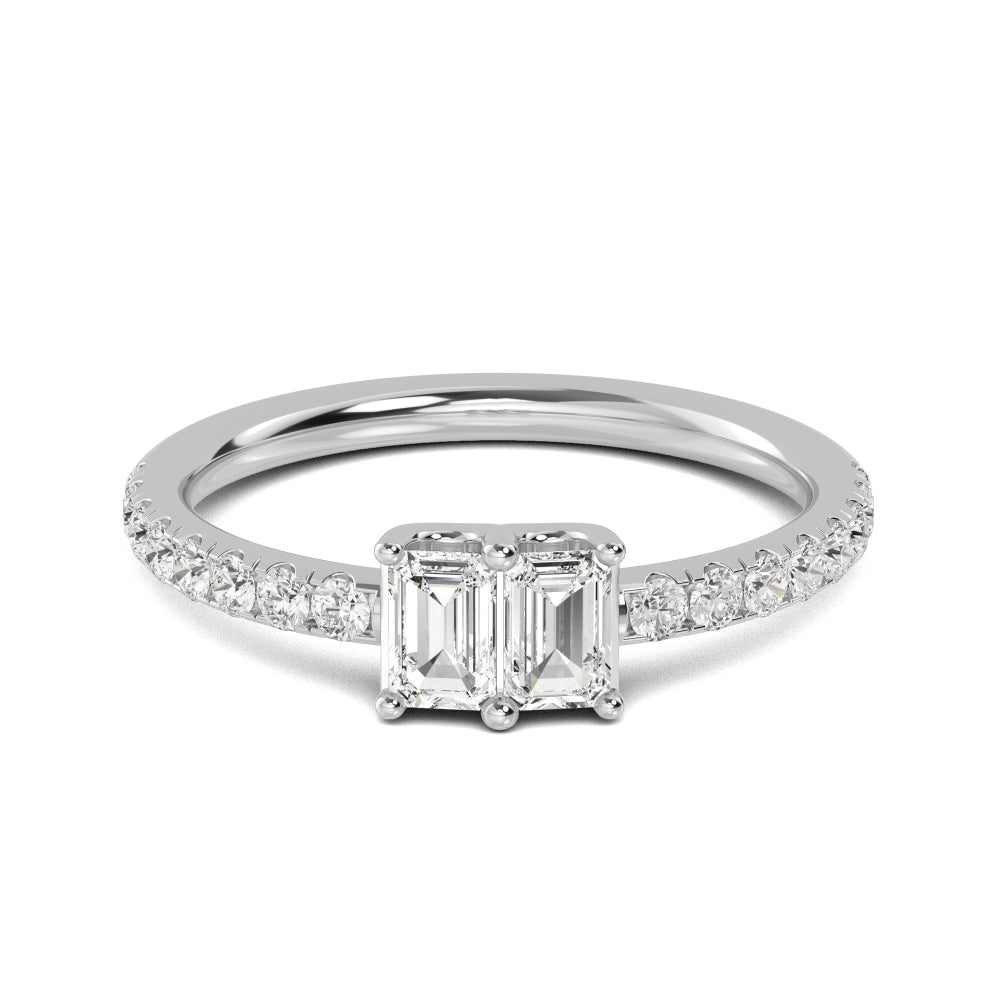 18K White Gold