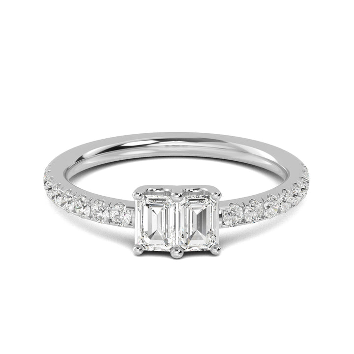 18K White Gold