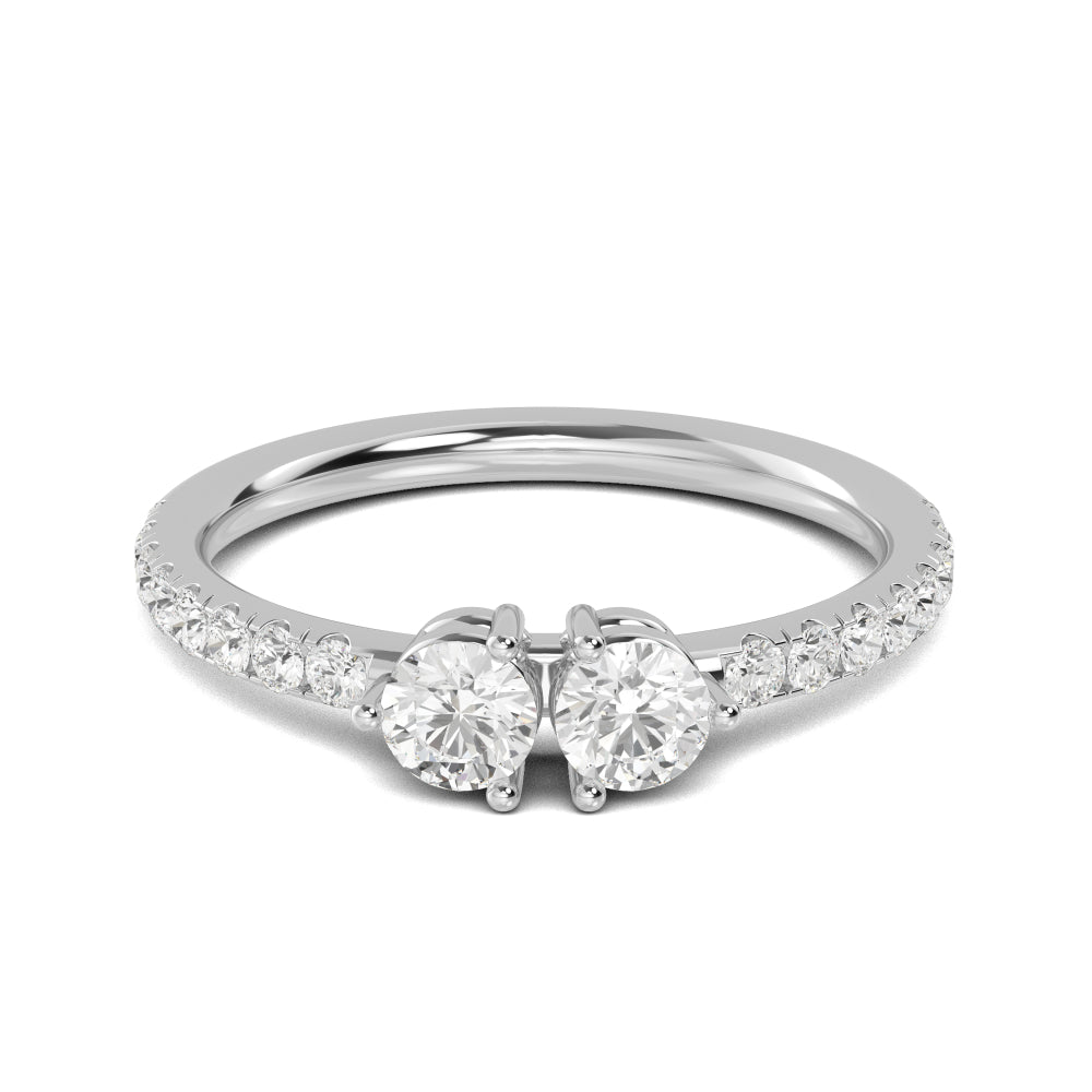 18K White Gold