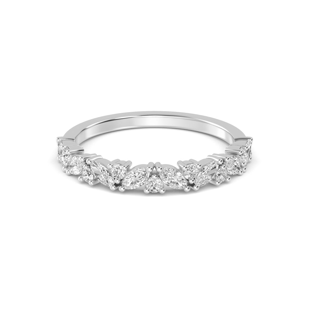 18K White Gold