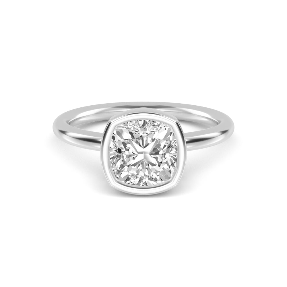 18K White Gold