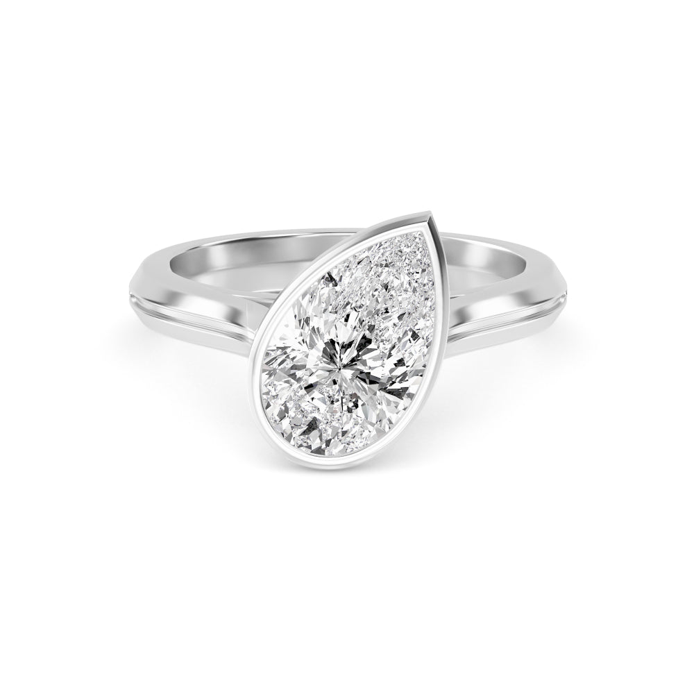 18K White Gold