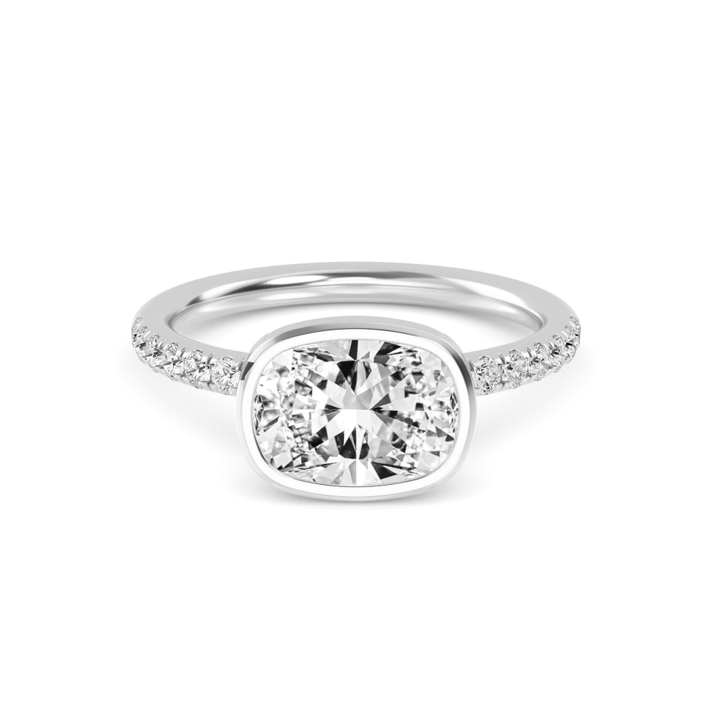 18K White Gold