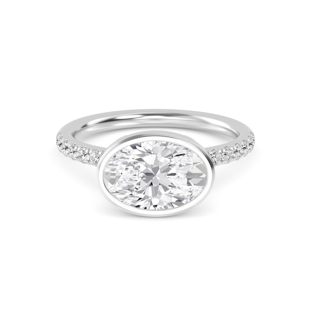 18K White Gold