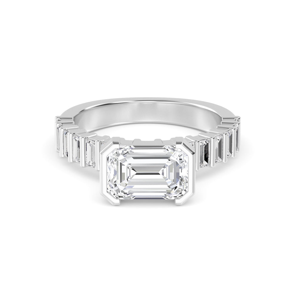 18K White Gold