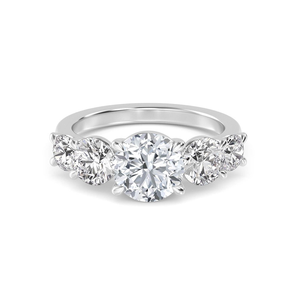 18K White Gold