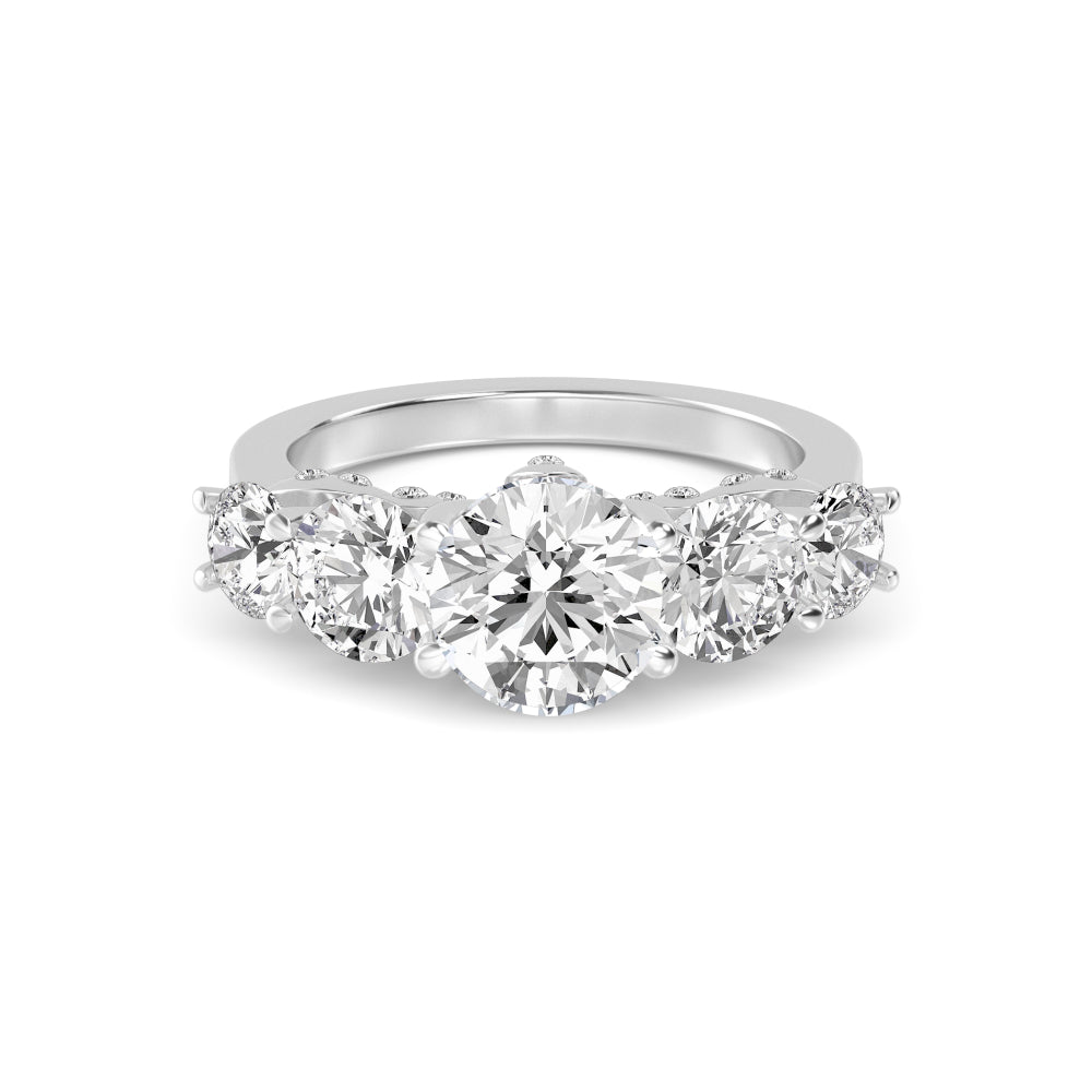 18K White Gold