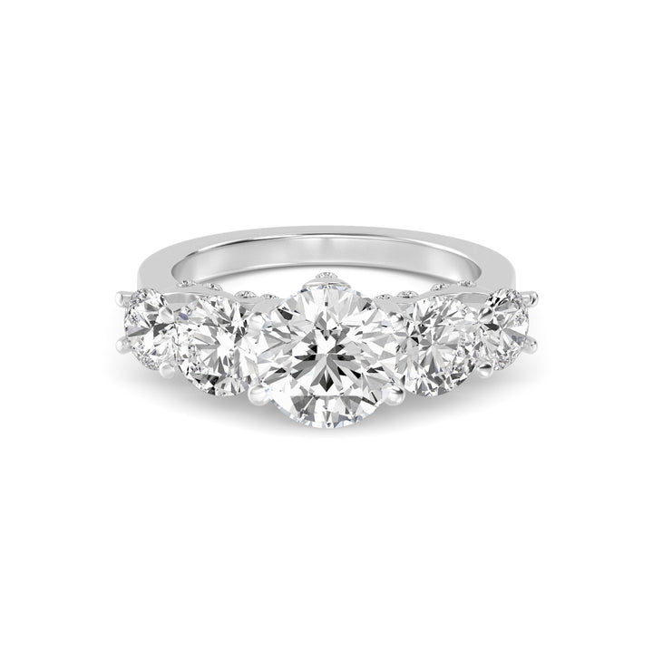 18K White Gold