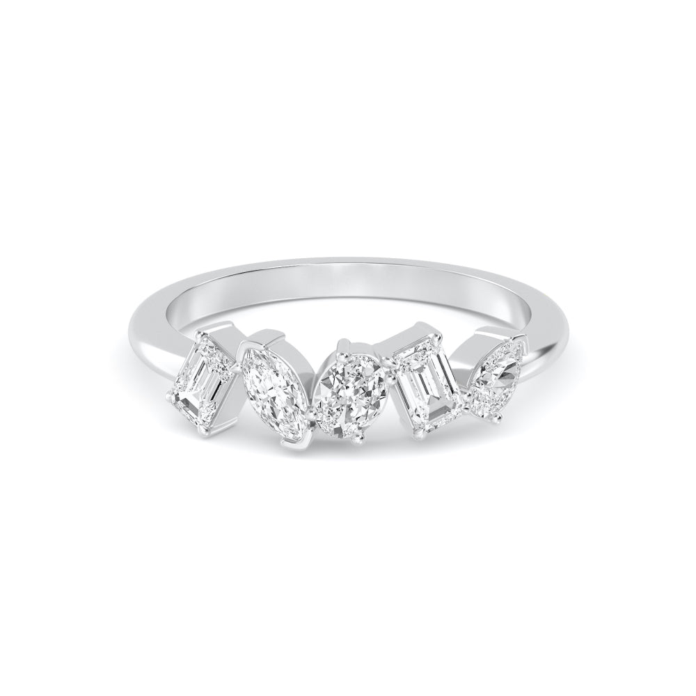 18K White Gold