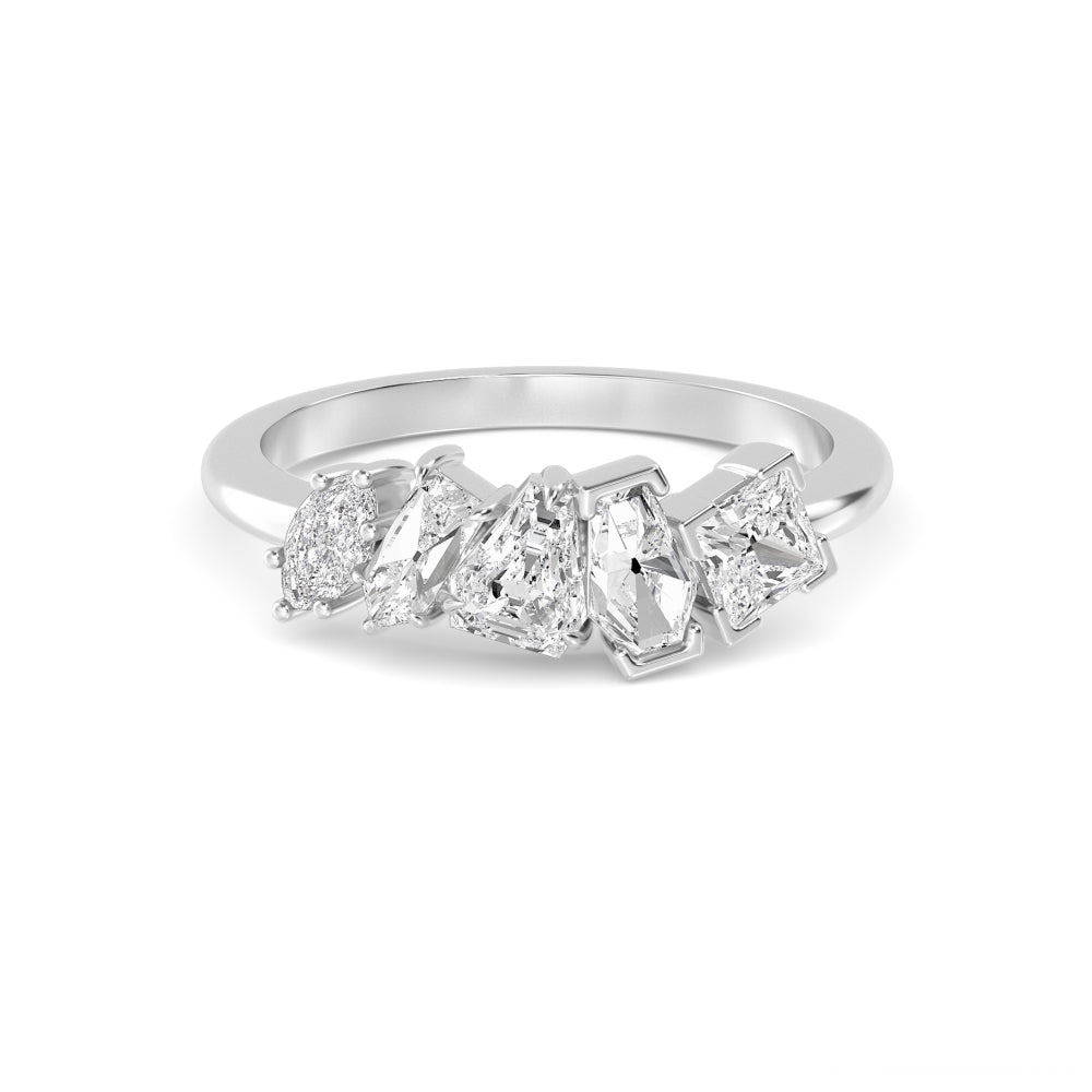 18K White Gold