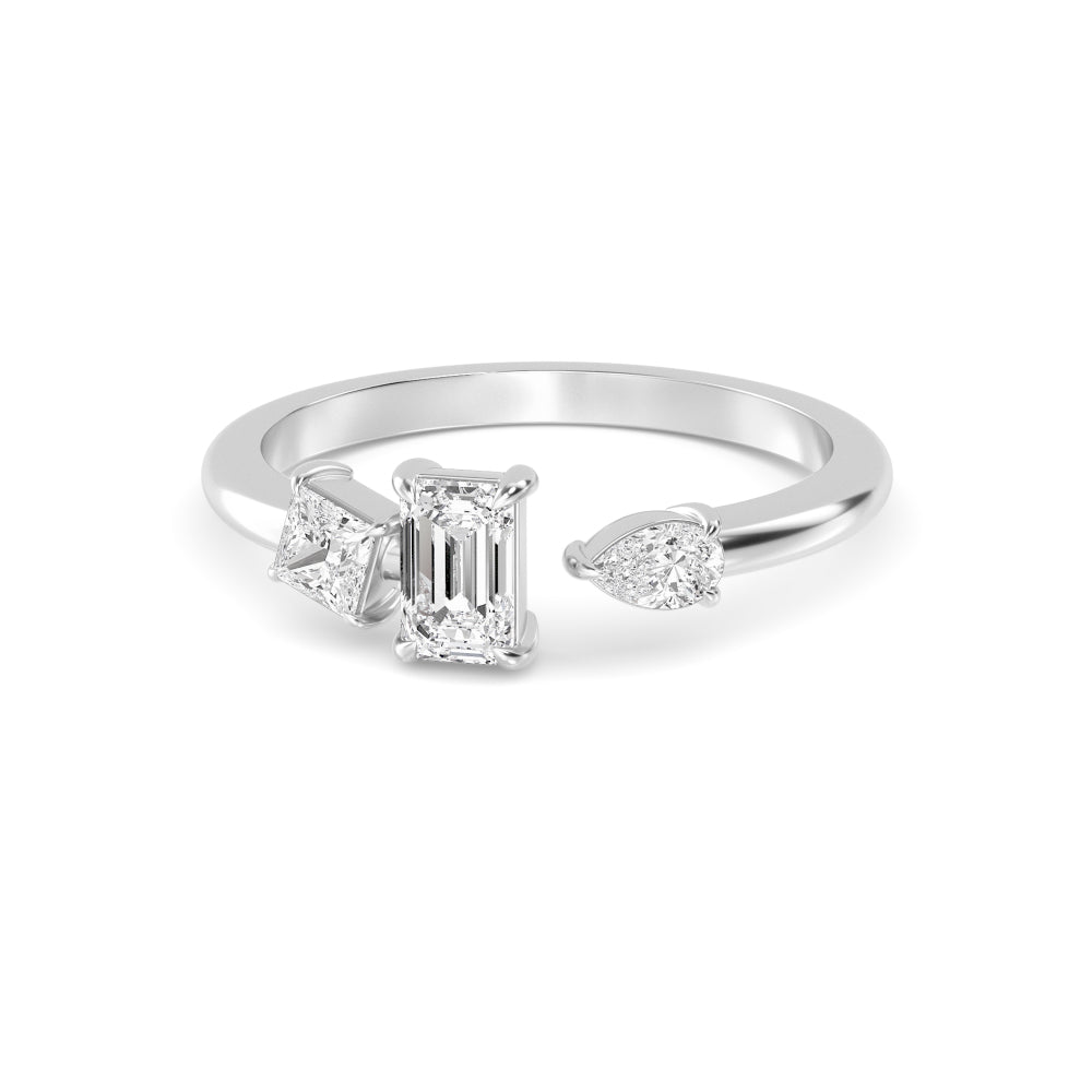 18K White Gold