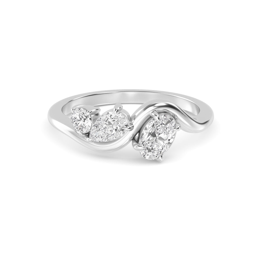 18K White Gold