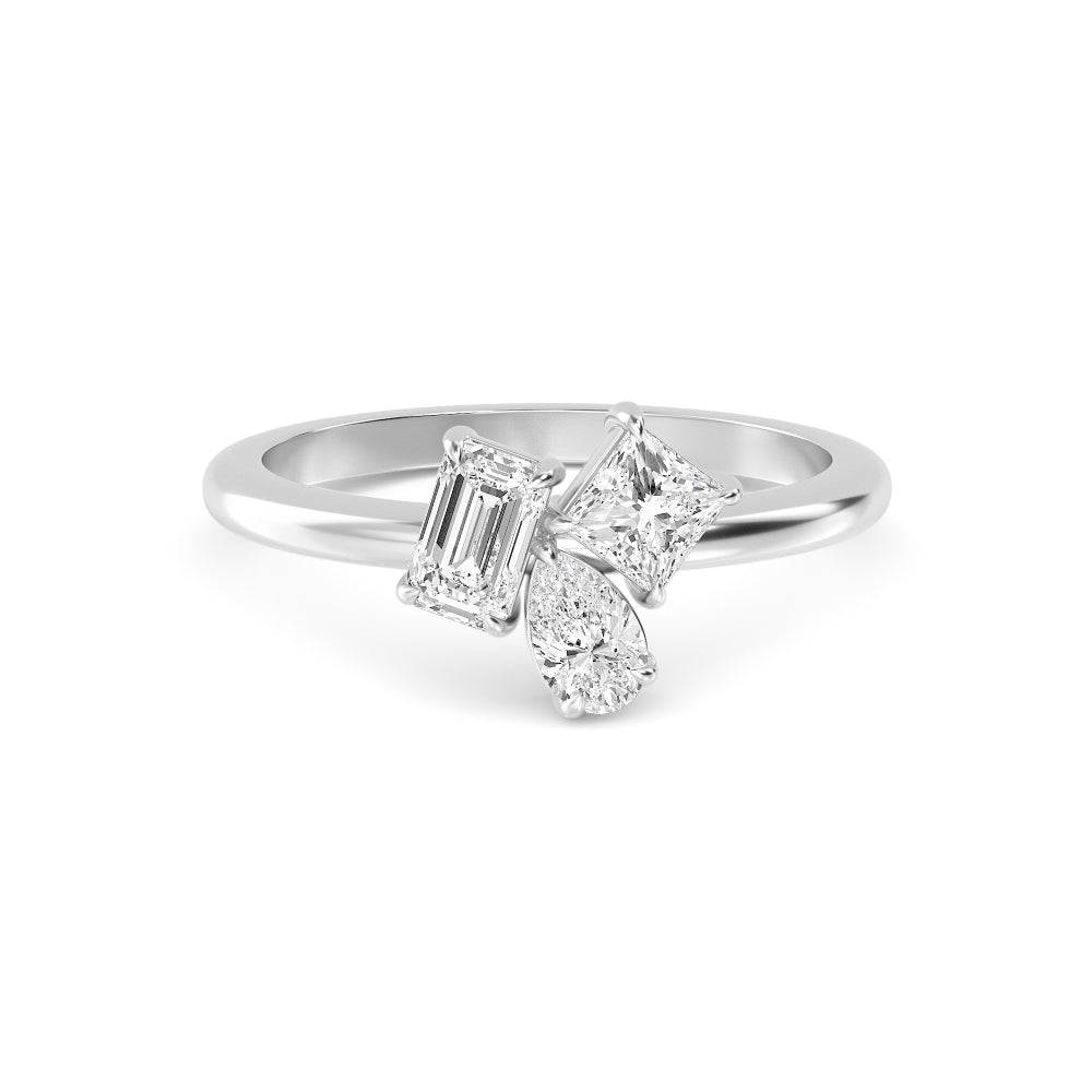 18K White Gold