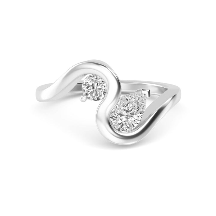 18K White Gold