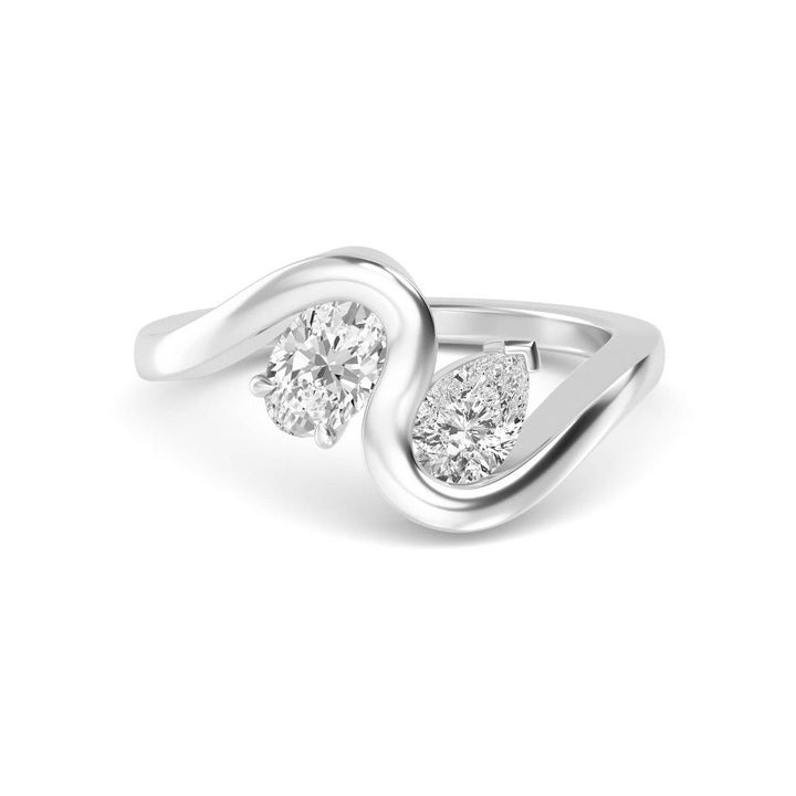 18K White Gold