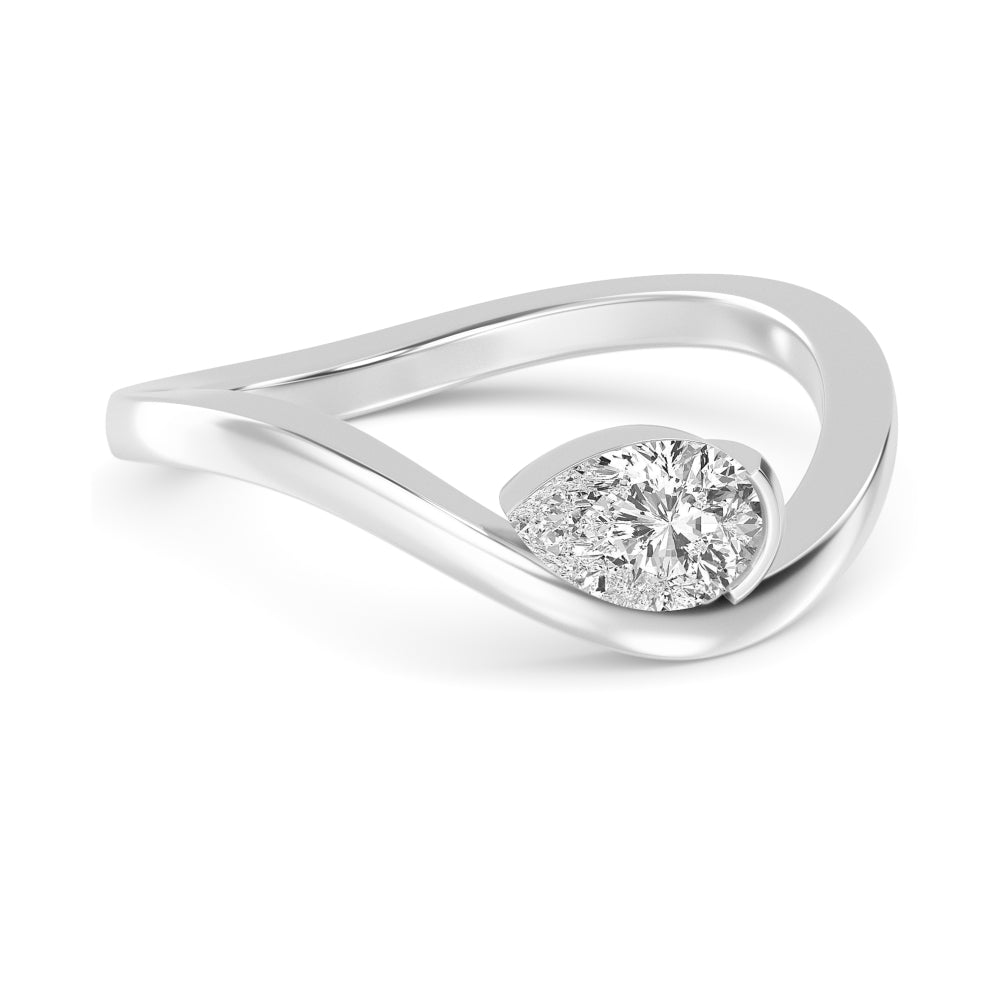 18K White Gold
