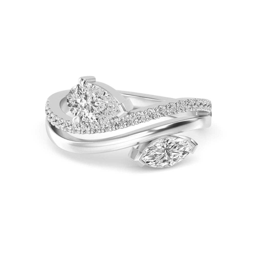 18K White Gold