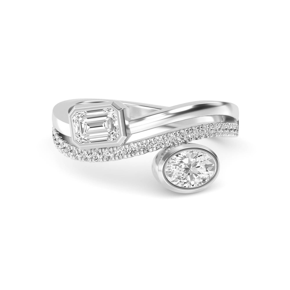 18K White Gold