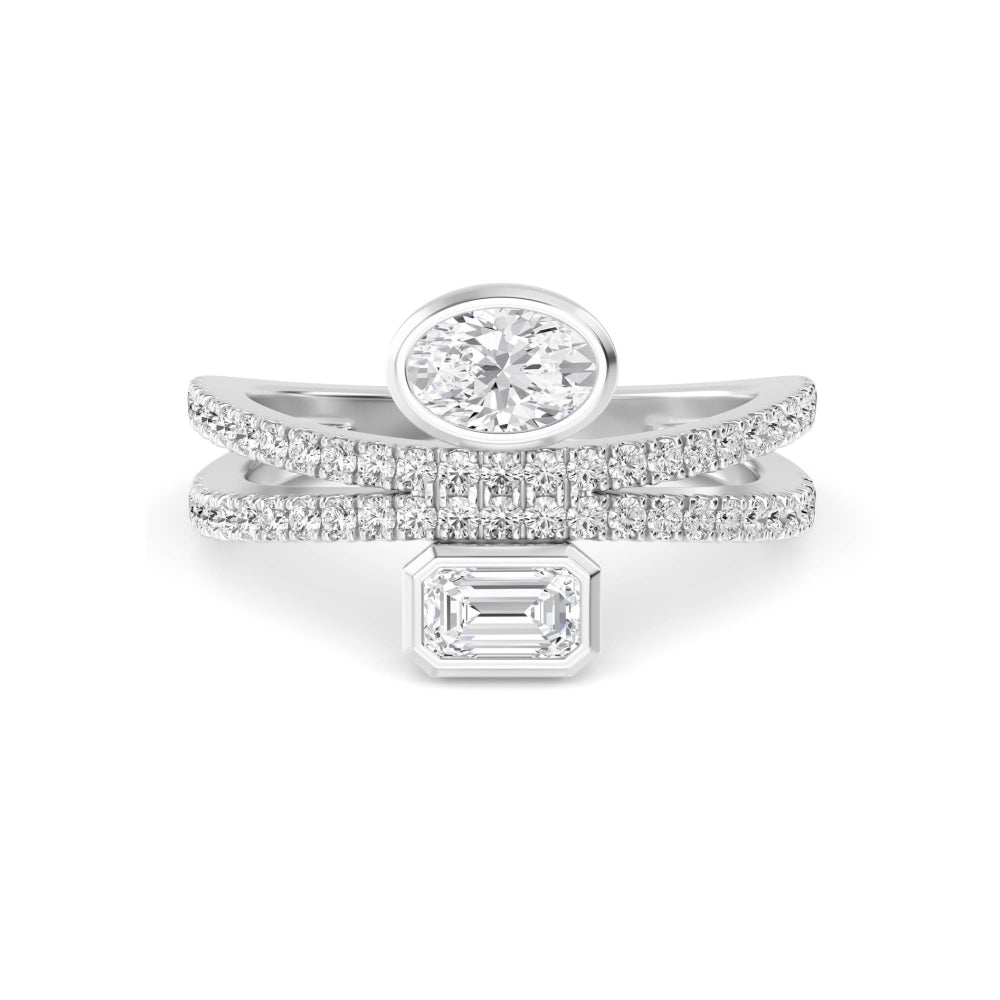 18K White Gold