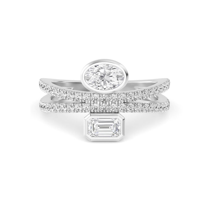 18K White Gold