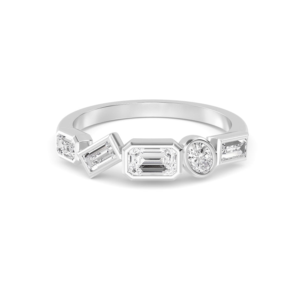 18K White Gold