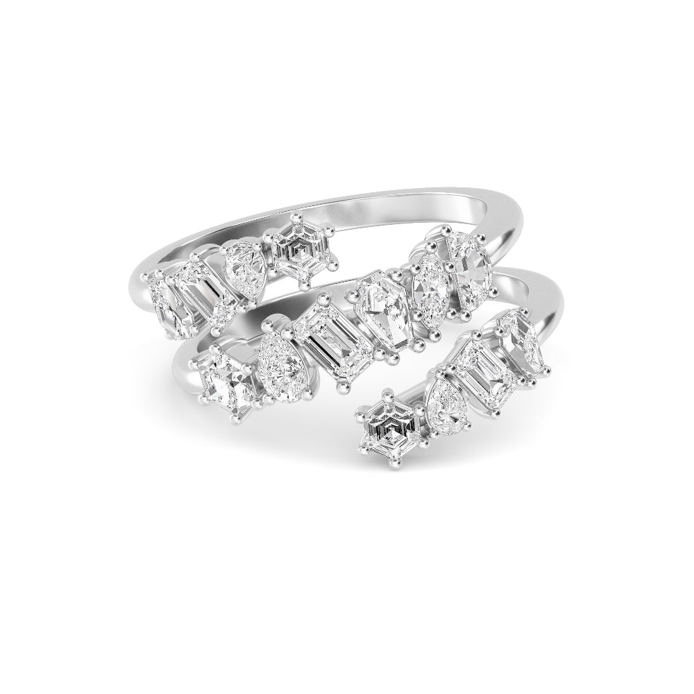 18K White Gold