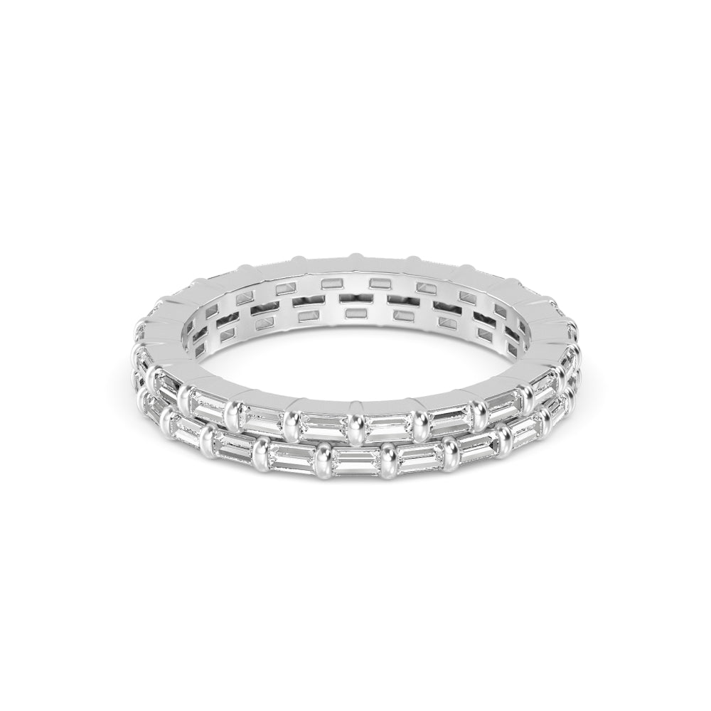 18K White Gold