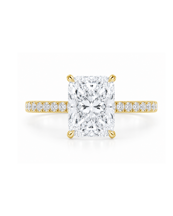 SAYA Elongated Cushion Cut Lab Grown Diamond Engagement Ring