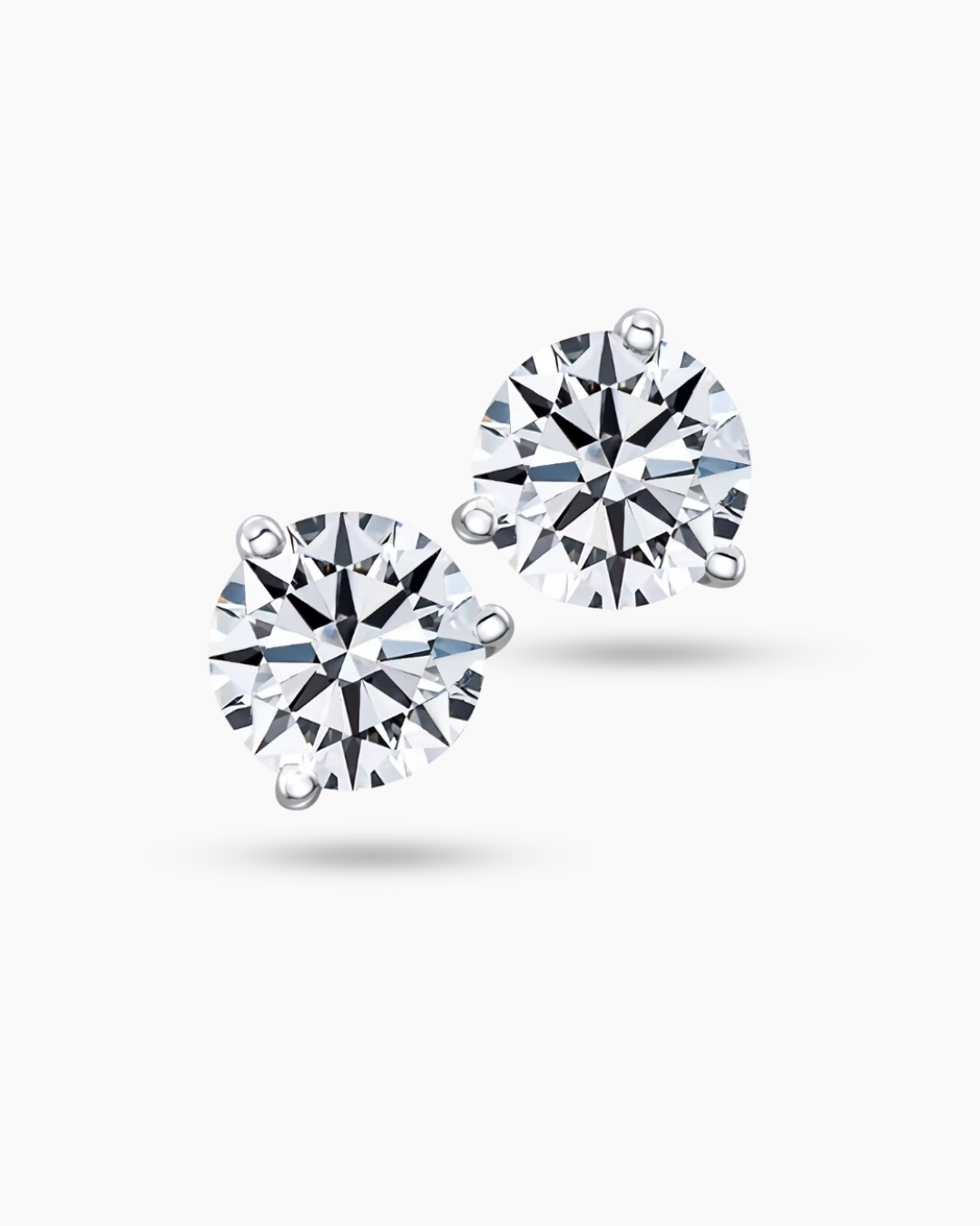 14KT WG 1.5ct Lab Grown Diamond Martini set Earring